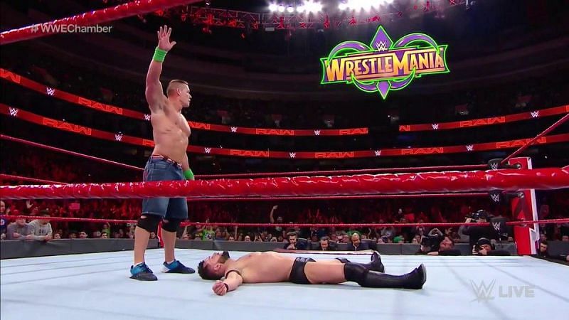 Super Cena struck again on RAW